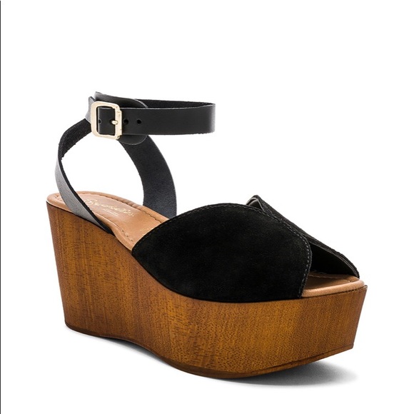 Seychelles Shoes - Laugh More Platform in Black Suede Seychelles